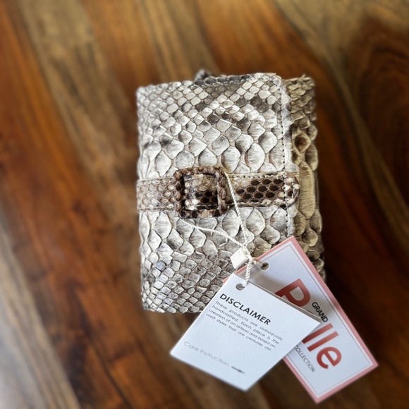 100% Python Leather Wallet - Picture 2 of 5